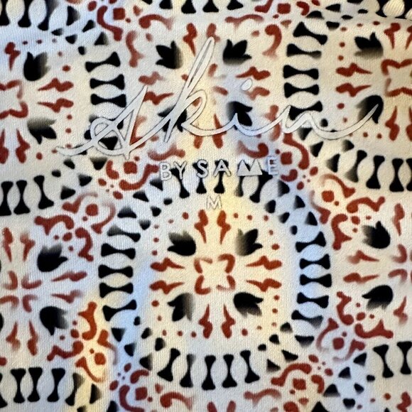 NWT Skin By Same Mosaic Tile Brief Swim Bikini Bottom - Size: Medium - Picture 4 of 7